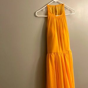 WOMANS Peach Bridesmaids/Prom Gown with Pockets